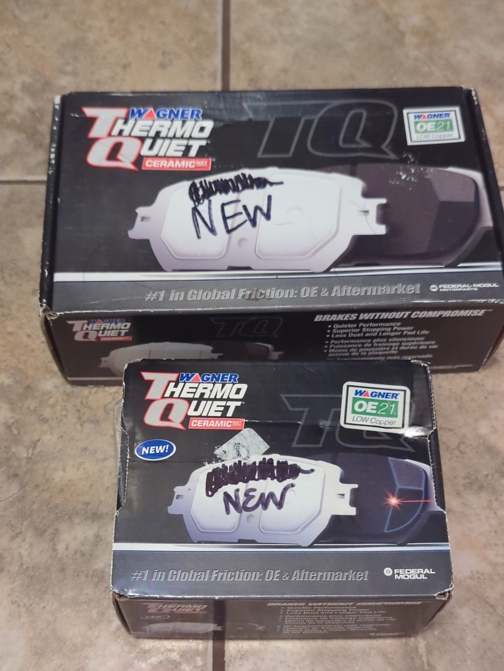 Wagner ThermoQuiet Ceramic Brake Pads - Black/White